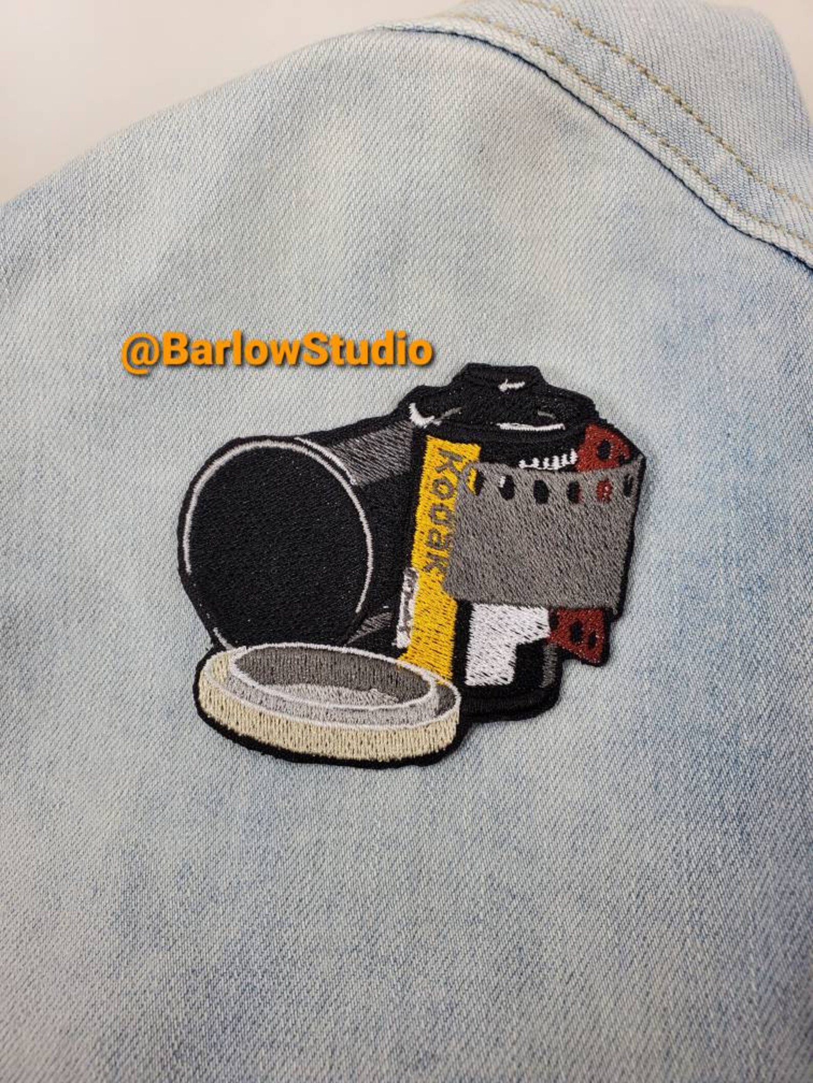 Kodak Film Container Embroidered Patch Nostalgic Film Patch Etsy