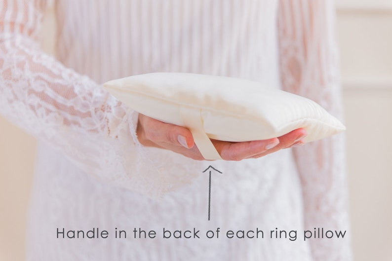 Ring Boy Blush Champagne French Chantilly Lace Ring Pillow Handmade in the USA Ring Pillow Ring Bearer Pillow