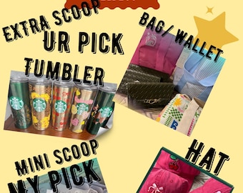 Draw Add-On: Tumbler, Bag, Wallet, Hat, Snack Box