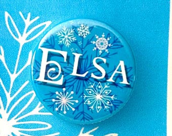 FROZEN Musical Inspired Elsa Adult, Middle and Young, Pinback, Button, Badge, Magnet, Musical Theatre