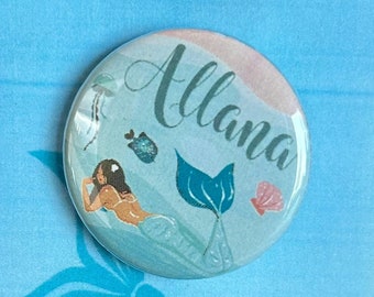 Little Mermaid the Musical Inspired Daughters of Triton Allana Pin, Magnet, Button, Badge, Musical Theatre