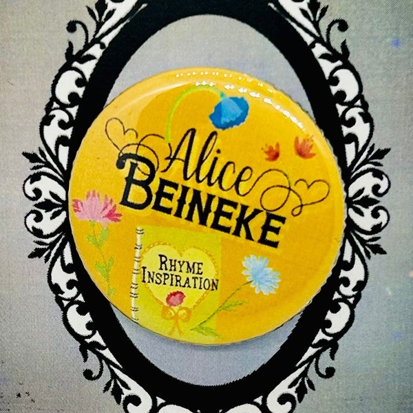 Addams Family Musical Inspired Alice Beineke Pin, Magnet, Badge, Button