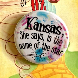 WIZARD OF OZ Glinda, épingle inspirée de Munchkinland, épingle, bouton, croyez en vous, théâtre musical