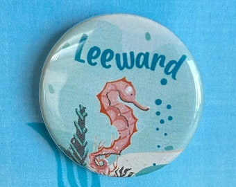 Little Mermaid the Musical Inspired Leeward Pin, Magnet, Button, Badge, Musical Theatre