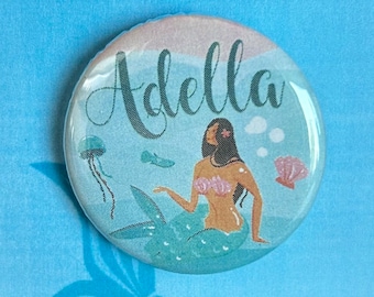 Little Mermaid the Musical Inspired Daughters of Triton Adella Pin, Magnet, Button, Badge, Musical Theatre