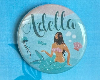 Little Mermaid the Musical Inspired Daughters of Triton Adella Pin, Magnet, Button, Badge, Musical Theatre