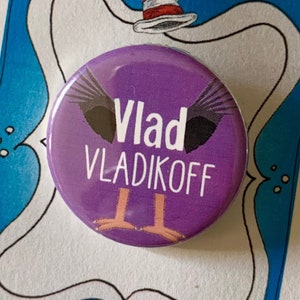 Seussical-inspired Vlad Vladikoff Pin, Pinback, Button, Magnet, Musical Theatre