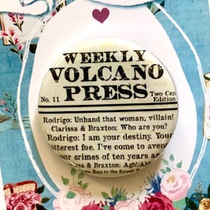 LITTLE WOMEN Musical Weekly Volcano Press inspired Pinback, Button, Badge, Pin, Magnet, Musical Theatre