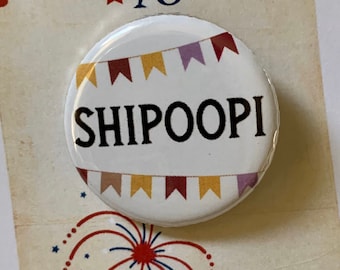 The Music Man the Musical inspiriert Shipoopi, Pinback, Button, Abzeichen, Magnet, Musiktheater