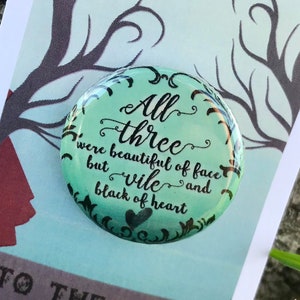 INTO THE WOODS Inspired Pinback, Cinderella&#39;s Stepsisters Button, Musical Theatre