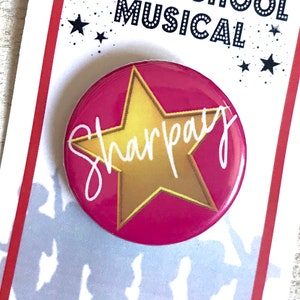 Sharpay High School Musical inspiriert Pin, Magnet, Button, Musiktheater