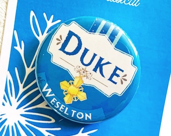 FROZEN The Musical Inspired Duke of Weselton Pinback, Button, Badge, Magnet, Musical Theatre