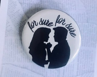 NEWSIES For Sure For Sure Katherine & Jack inspirierte Pinback, Button, Abzeichen, Magnet Musiktheater