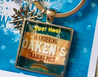 FROZEN The Musical Inspired Oaken Wandering Trading Post Key Chain, Key Ring, Musical Theatre