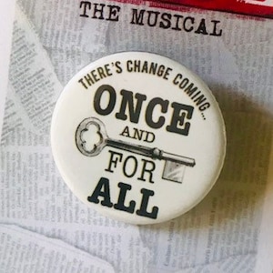 NEWSIES Once and for All Inspired Pinback Button Badge - Etsy
