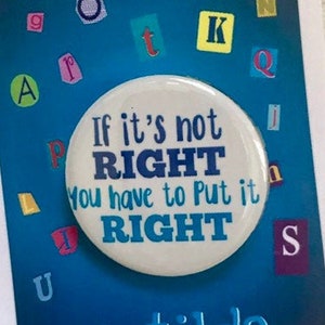 Matilda the Musical Inspired Pinback, Button, Badge, Magnet, Musical Theatre