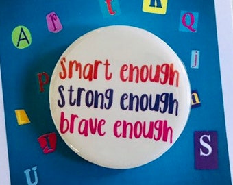 Matilda the Musical Inspired When I Grow Up Speld, knop, badge, magneet, muziektheater