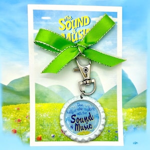 Sound of Music Der vom Musical inspirierte Flaschenverschluss-Clip, Schlüsselanhänger Clip