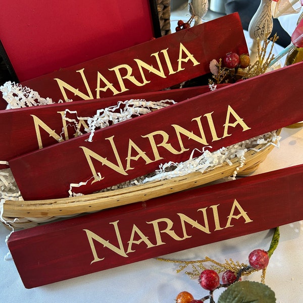 NARNIA THE MUSICAL, Lion Witch Wardrobe Inspired Sign, Musical Theatre, Chronicles of Narnia