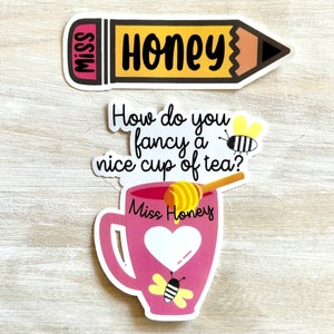Matilda the Musical Miss Honey Inspired Sticker Pack - 2 count