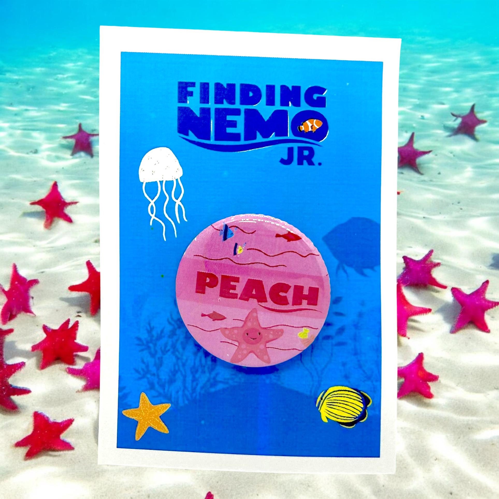 Finding Nemo the Musical Jr.& Kids Peach Starfish Character Pin