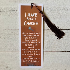 Matilda the Musical Chokey Inspired Bookmark, Teatro Musical
