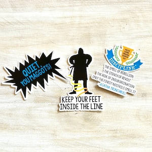 Matilda the Musical Agatha Trunchbull Inspired Sticker Pack - 3 count
