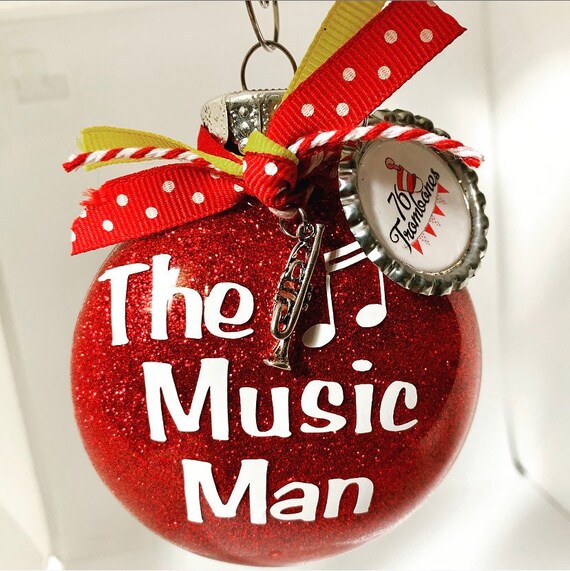 The Music Man the Musical Inspired Christmas Holiday Ornament Etsy