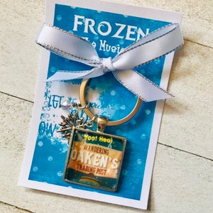 FROZEN The Musical Inspired Oaken Wandering Trading Post Key Chain, Key Ring, Musical Theatre