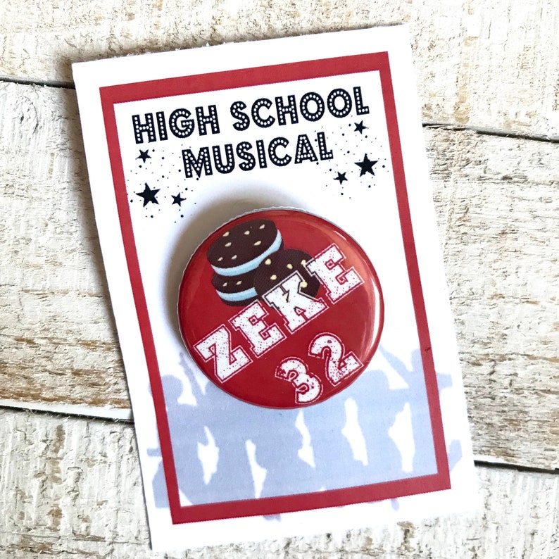 Zeke Baylor High School Musical Inspired Pin Magnet Button | Etsy