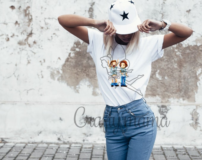 Personalized tshirt for her, supernatural tshirt, pudding, Self care gift for mom, End of year gift for teenage girl, Funny gifts for sister