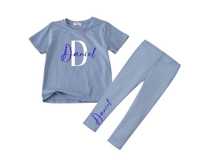 Personalized t-shirt for kids, personalized children's gifts, 3 year old boy gift, birthday gift for children, children leggings