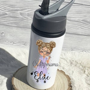 Personalized water bottle, back to school gift for kids, personalized gift for girls, birthday gift for students, nursery water bottle