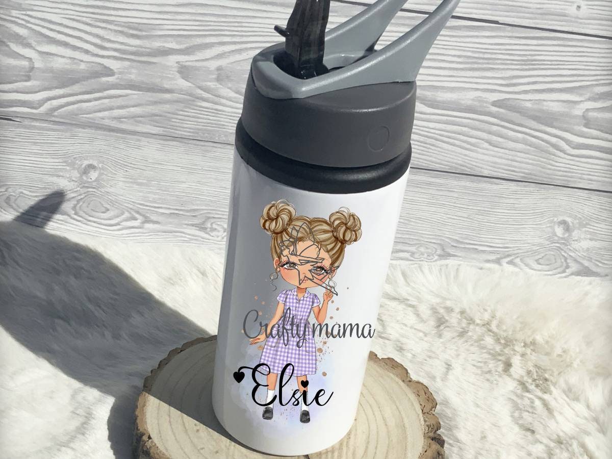 Personalised Kids Water Bottle, Back to School, Drink Bottle, Wedding,  Party Favour, Water Bottle, Birthday, Christmas, Easter, Nursery 