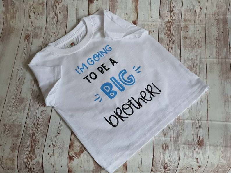 Big Sister tshirt Big brother gift Personalized gifts for image 1