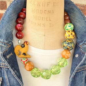 Lenora Dame Rooster Necklace