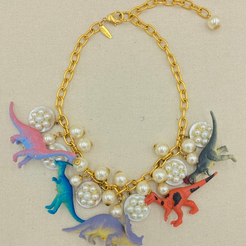 Lenora Dame Dino Disco Necklace - Etsy 