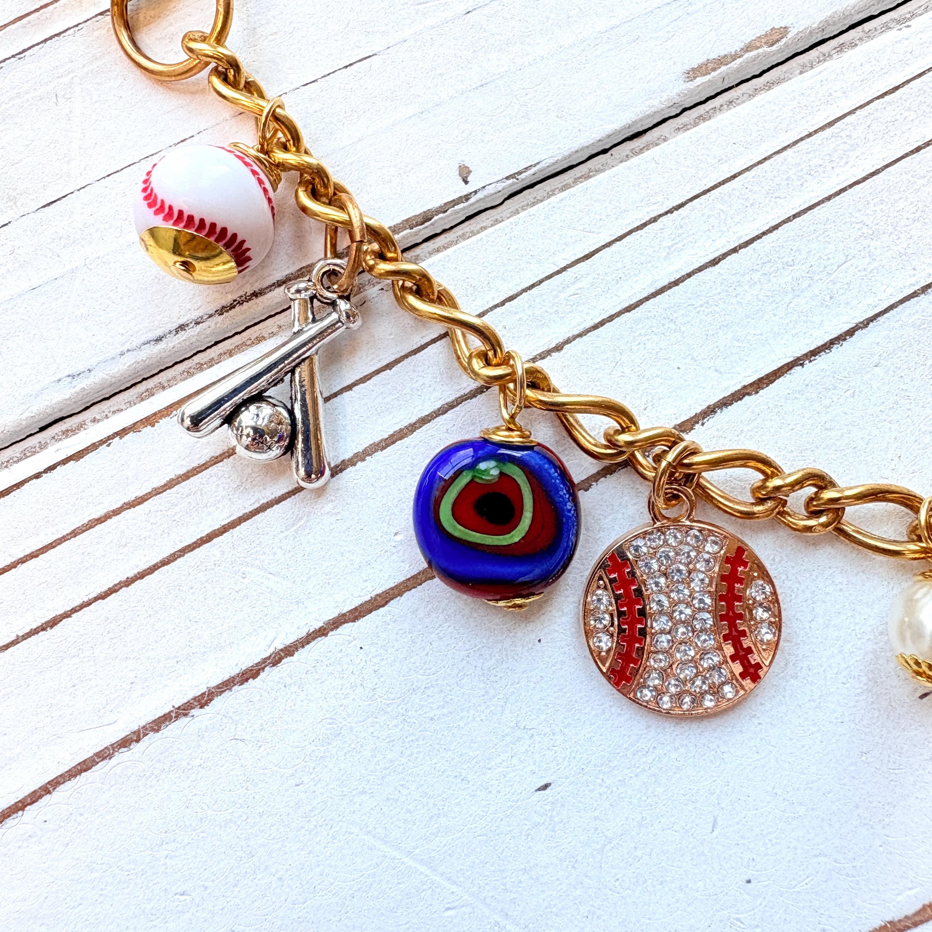 Lenora Dame Baseball Bag Chain - One-of-a-kind - Etsy