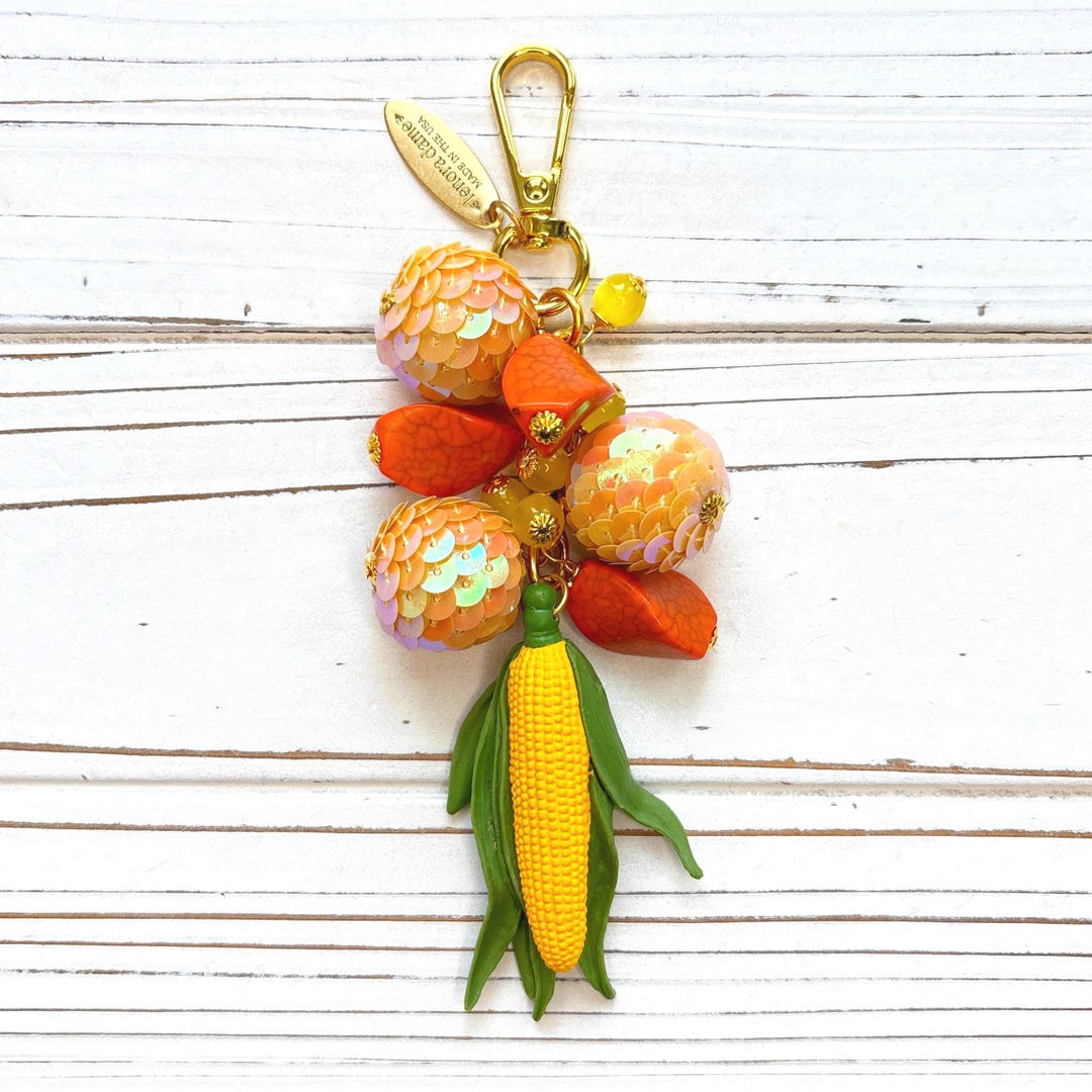 Lenora Dame Corn Bag Charm - Etsy