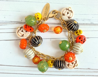 Lenora Dame Pumpkin King Halloween Bracelet - New Design