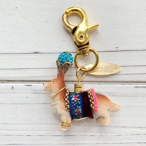 LAST ONE Lenora Dame Corgi Purse Charm