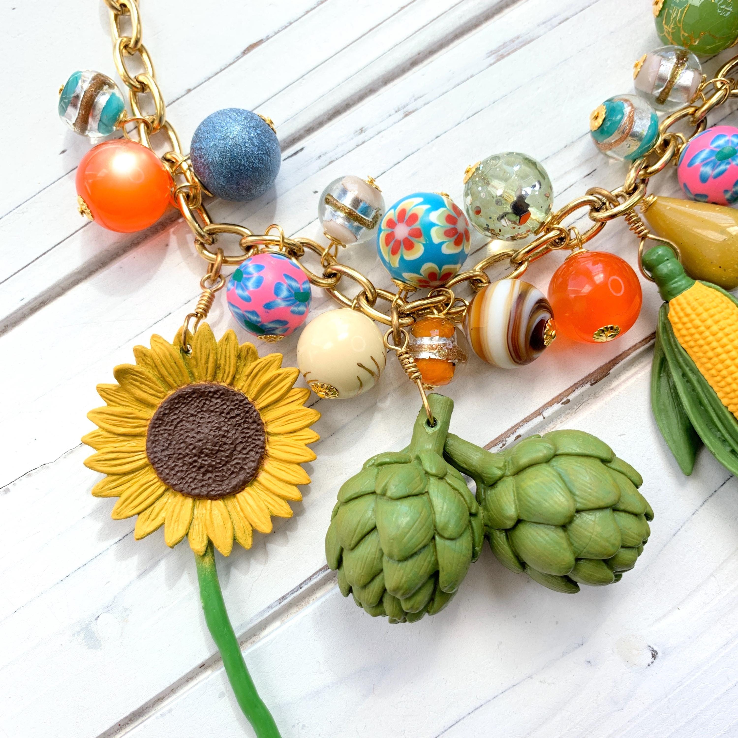 肌触りがいい Dame Lenora Garden Etsy - Necklace Vegetable その他