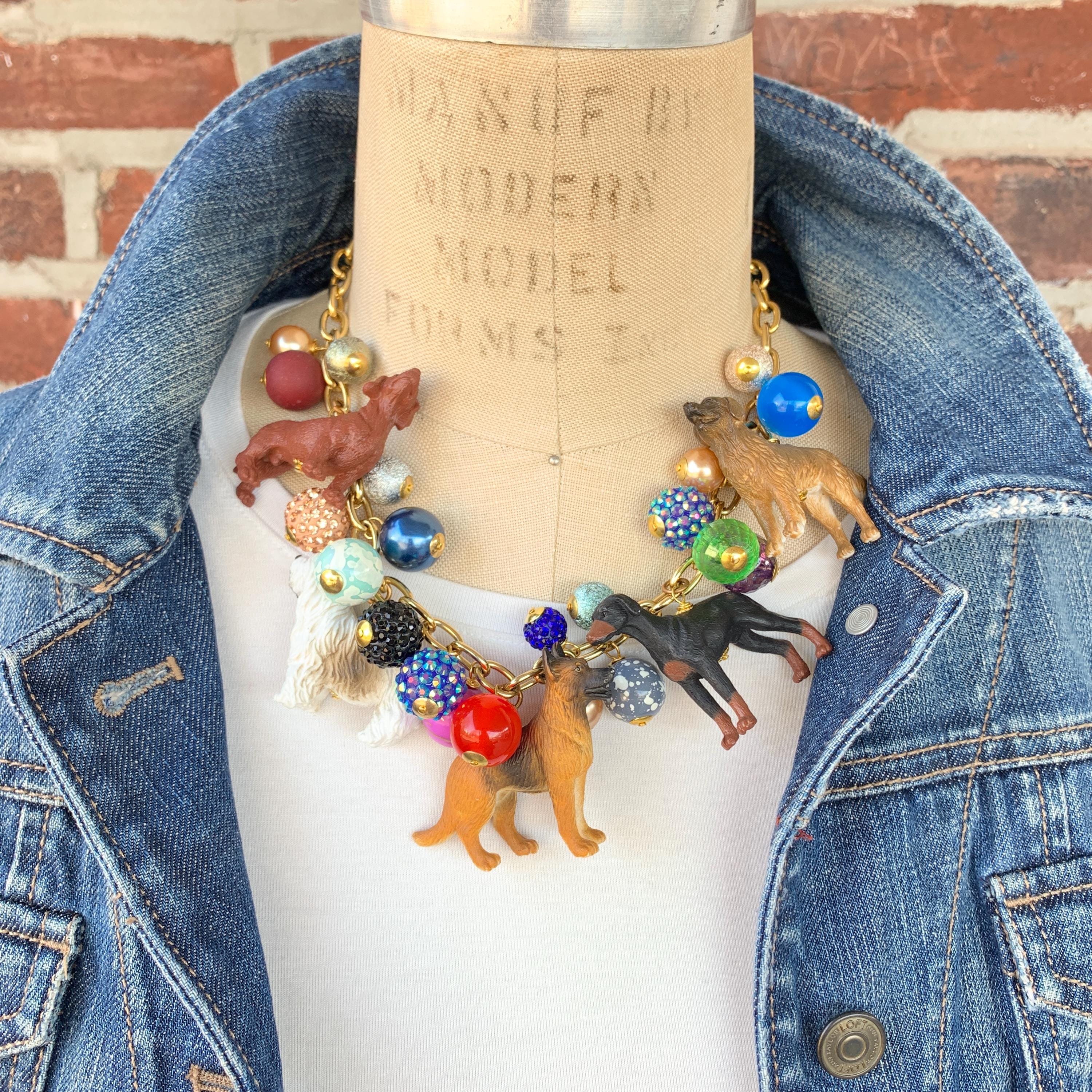 Lenora Dame Must Love Dogs Charm Necklace