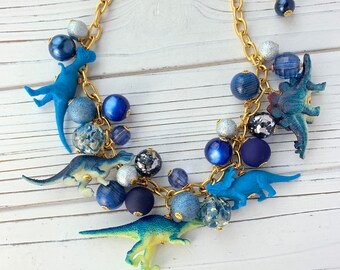 Lenora Dame Cozy Dino Dinosaur Necklace 