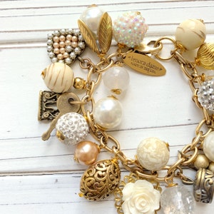 Lenora Dame Pearly Chunky Charm Bracelet image 3