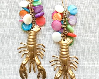 Lenora Dame Lobster Earrings