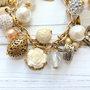 Lenora Dame Pearly Chunky Charm Bracelet image 4