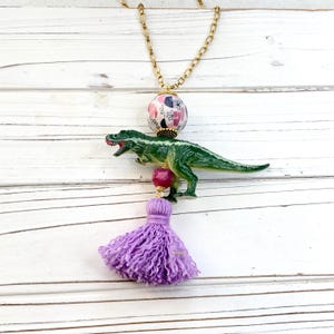 Lenora Dame T Rex Pendant Necklace - One-of-a-Kind