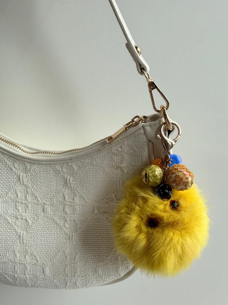 Lenora Dame Plush Monster Bag Charm - 6 Color Options! - Etsy UK