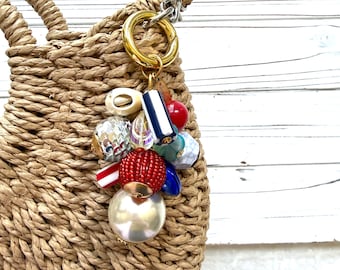 Lenora Dame 4th of July Bag Charm